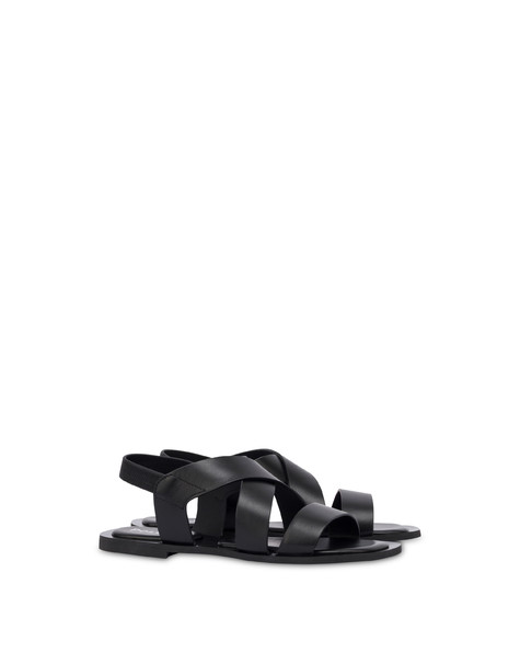Igea Sandal In Calfskin Black