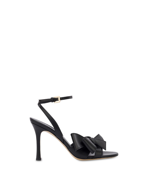 Butterfly Calfskin Sandal Black