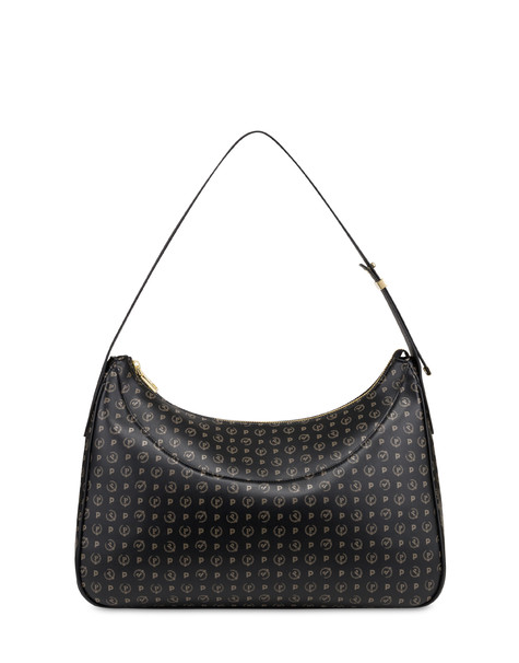 Heritage Hobo Bag In Soft Relief Black/black