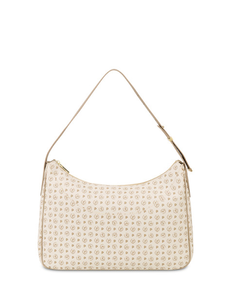 Hobo Bag Heritage In Soft Relief Avorio/ghiaccio
