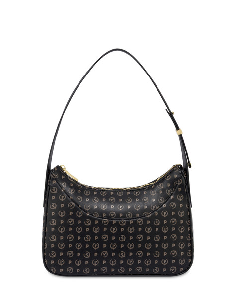 Heritage Hobo Bag In Soft Relief Black/black