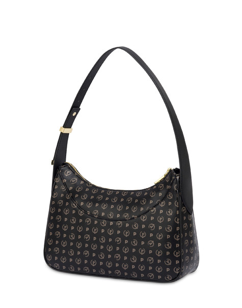 Heritage Hobo Bag In Soft Relief Black/black