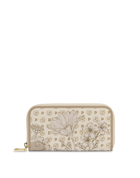 Heritage Botanical Zip Around Wallet Ivory/ice