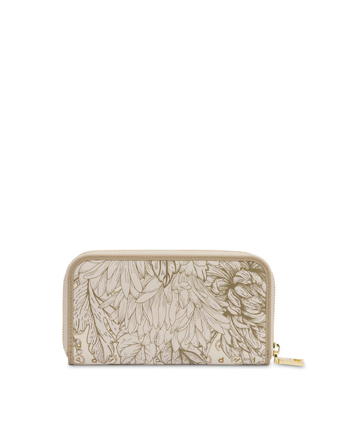 Heritage Botanical Zip Around Wallet Ivory/ice