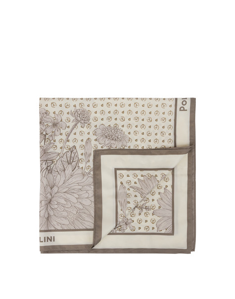 Foulard Heritage Botanical Flower Avorio
