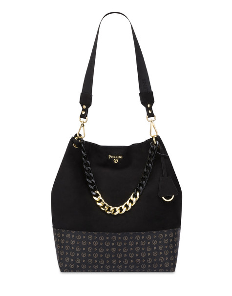 Darlene Shoulder Bag In Heritage Pvc Black/black