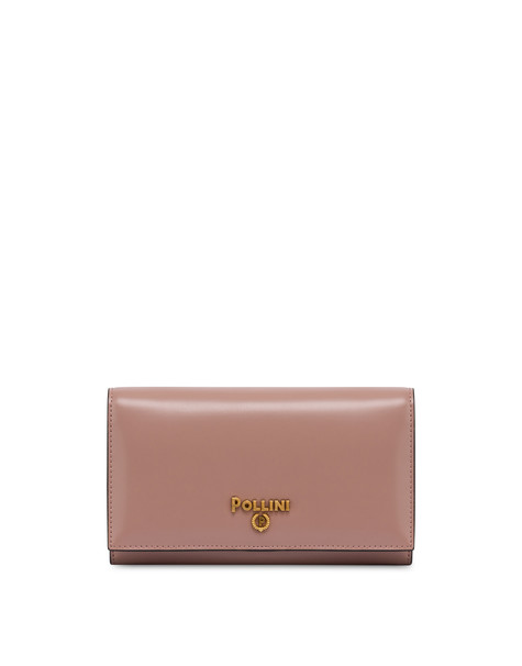 Pollini Lettering Wallet Old Rose