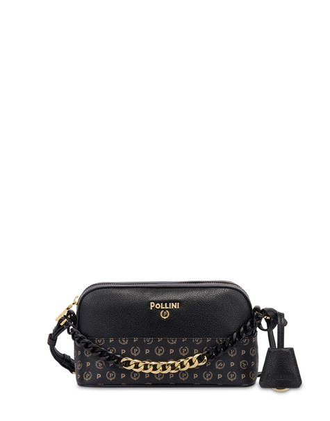 Camera Bag Link In Pu E Heritage Pvc Nero/nero
