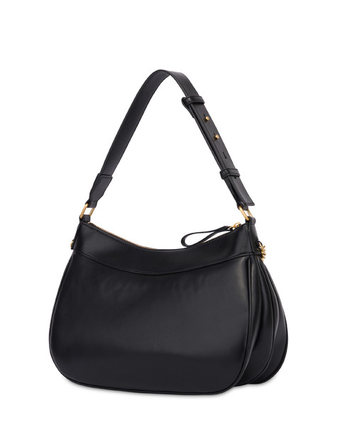 Borsa A Spalla Charmy In Pu E Heritage Pvc Nero/nero