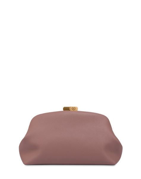 Pochette Cloud In Mini Grained Pu Rosa Antico