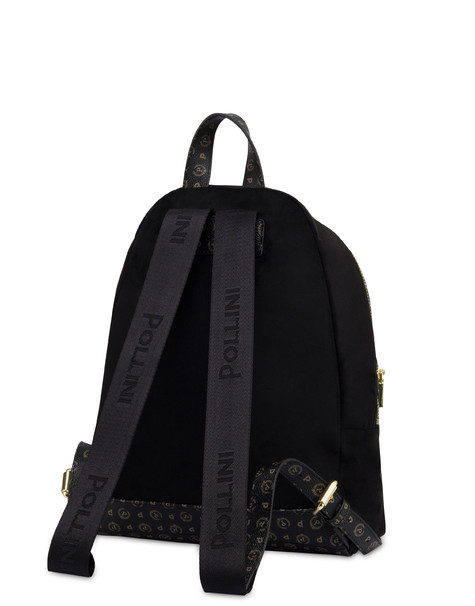 Zaino Interplay In Fabric Suede Ed Heritage Pvc Nero/nero