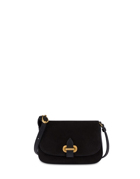 Small Fence Crossbody Bag In Calfskin Black/black