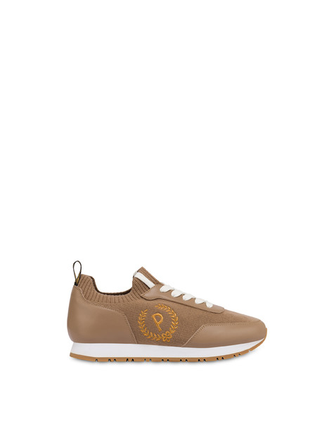 Astra Calfskin Sneakers Stone/stone