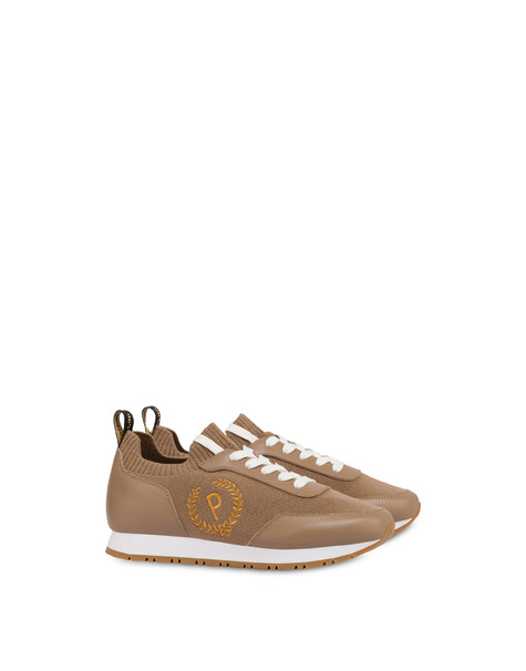 Astra Calfskin Sneakers Stone/stone