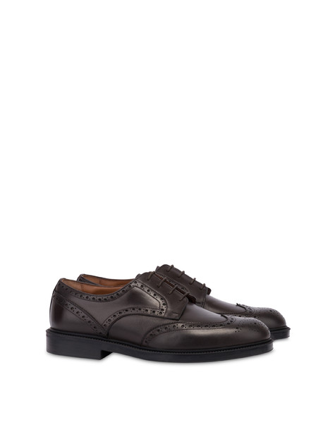 Flexy Derby In Calfskin Dark Brown