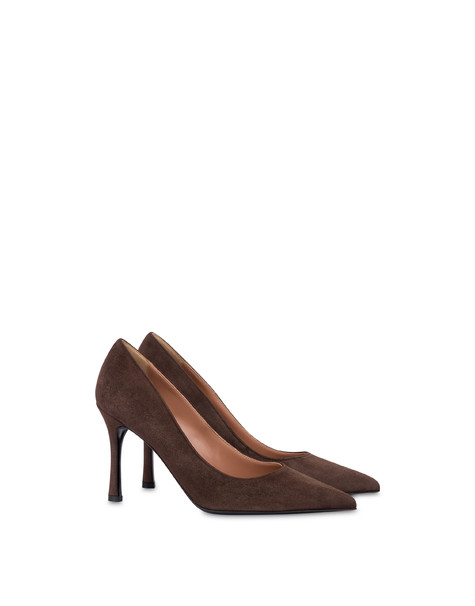 Aria Suede Pump Ebony