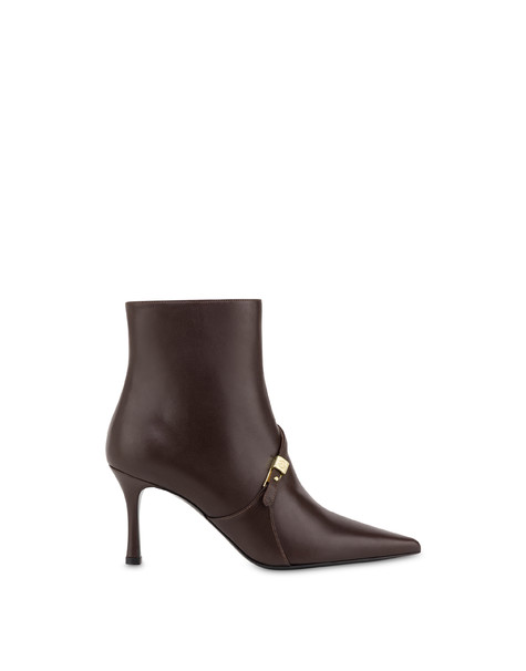 Alba Calfskin Ankle Boot Ebony