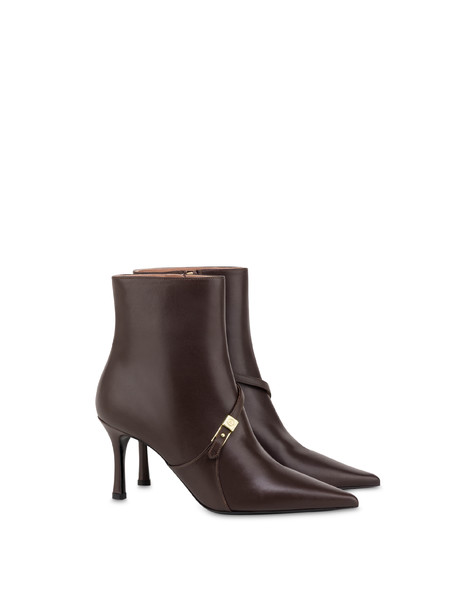 Alba Calfskin Ankle Boot Ebony