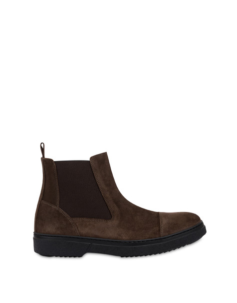 Stiefelette City Aus Spaltleder 