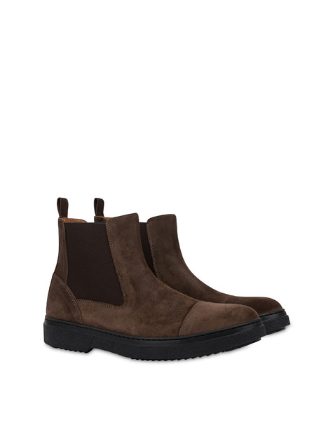 Stiefelette City Aus Spaltleder 