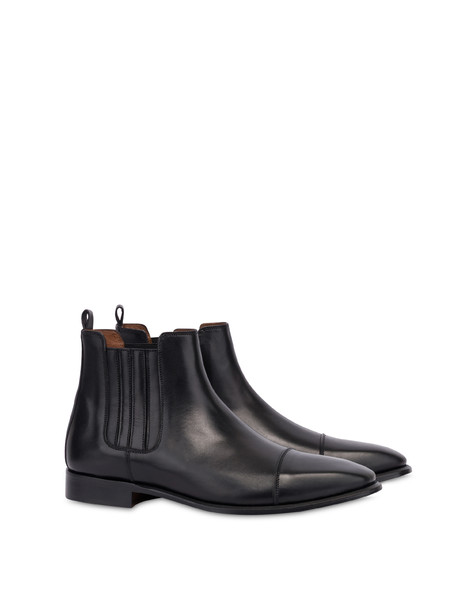 1920 Ankle Boot In Split Calfskin Black