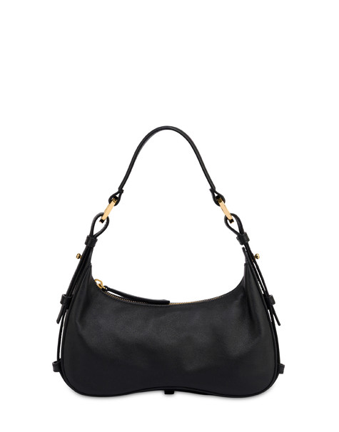 Identity Small Calfskin Shoulder Bag Black