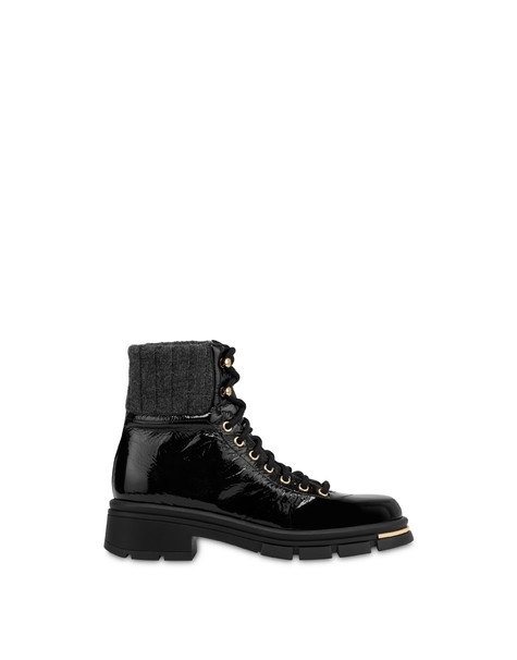 Comfy Ankle Boots In Naplak Black