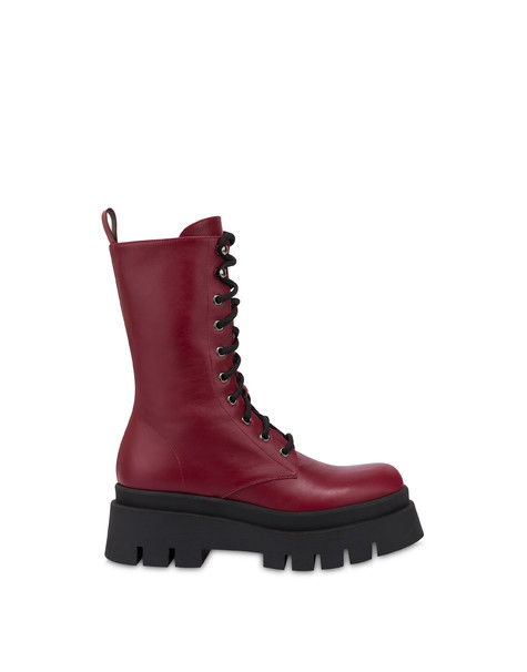 Ground Ankle-boots In Calfskin Brunello