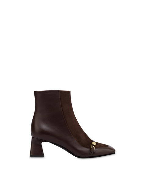 Damen-stiefeletten Aus Kalbsleder Und Wildleder 