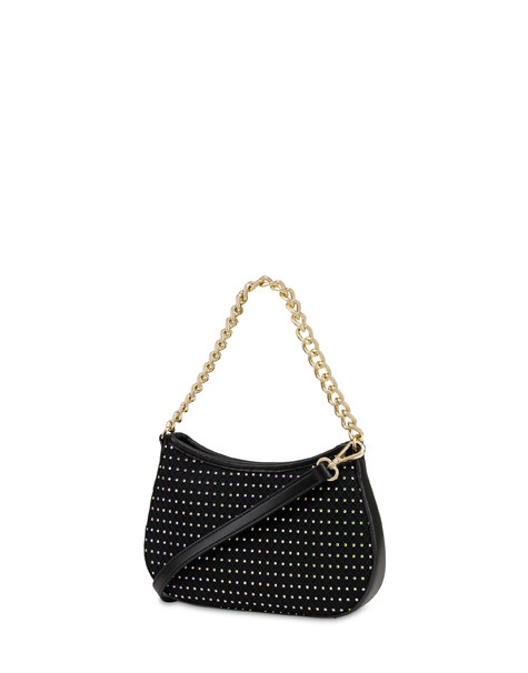 Crossbody Bag Bon Bon With Crystals Nero/nero