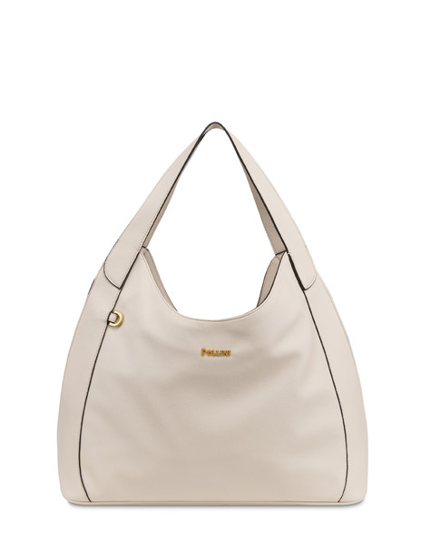 Sabrina Hobo Bag In Faux Leather Ivory