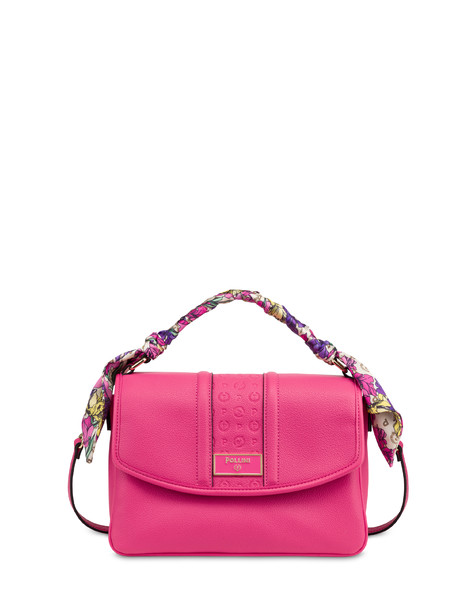 Lirio Top Handle Bag In Soft Vegan Leather Fuchsia/fuchsia