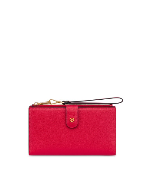 Wallet With Strap Red