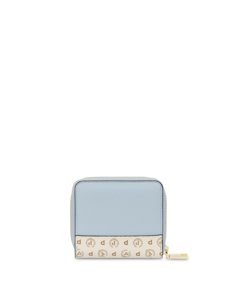 Portafoglio Zip Around Cielo/avorio