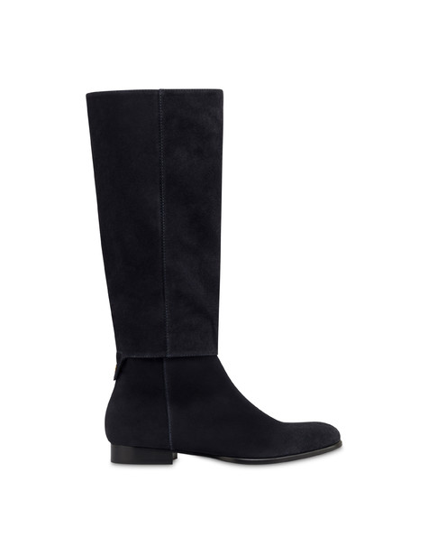 Stiefel Winston Flat Aus Spaltleder 