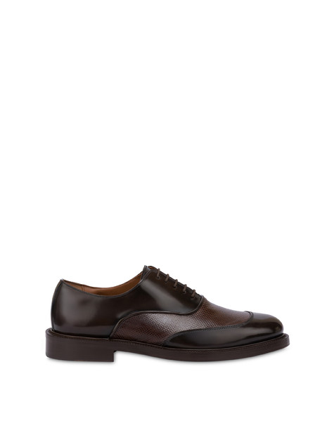 Re-archive Calfskin Derby Shoes Dark Brown/dark Brown