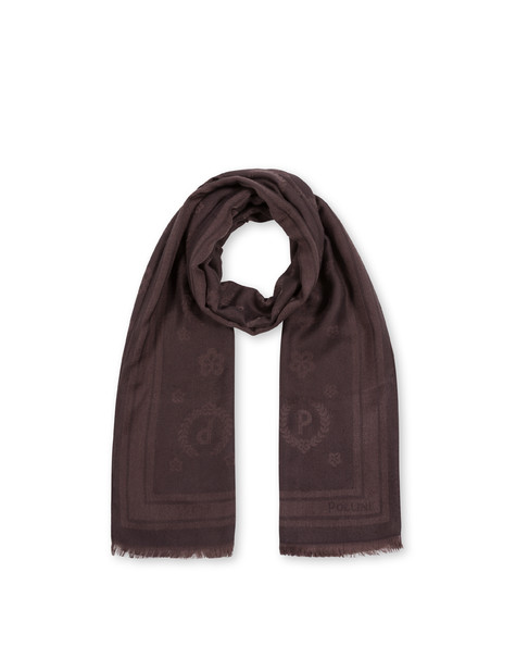 Jacquard-schal Mit Logo 