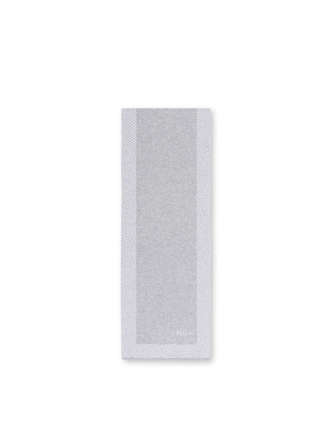 Schal Aus Wollmischung Mit Chevron-druck 