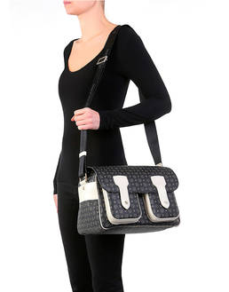 Heritage Logo Classic multi-pocket shoulder bag Photo 6