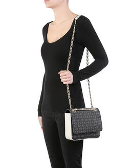 Borsa a spalla con catena Heritage Logo Classic Photo 6