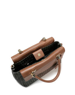 Borsa a mano con catena Heritage Logo Classic Photo 5