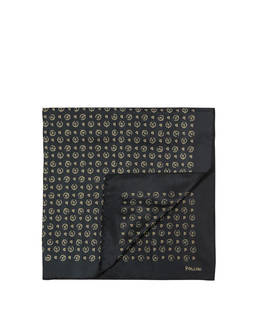 Heritage Logo Classic satin scarf Photo 1