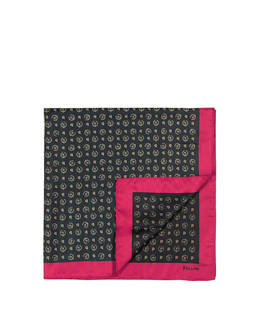 Heritage Logo Classic satin scarf Photo 1