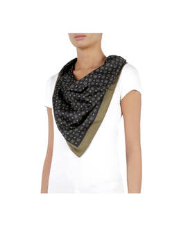 Heritage Logo Classic satin scarf Photo 3