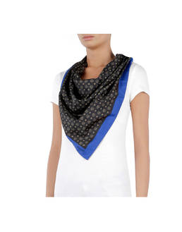 Heritage Logo Classic satin scarf Photo 3
