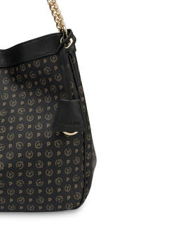 新作ウエア Heritage Pvc Hobo Bag Black/black | Pollini バッグ