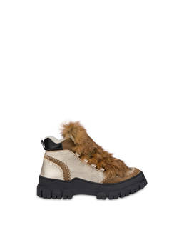 Winter Sound laminated drummed calfskin desert boot Photo 1