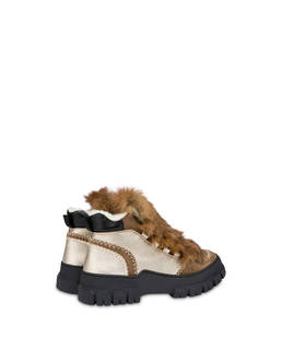 Winter Sound laminated drummed calfskin desert boot Photo 3