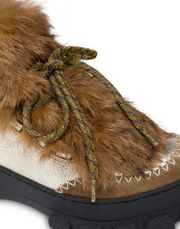 Winter Sound laminated drummed calfskin desert boot Photo 4