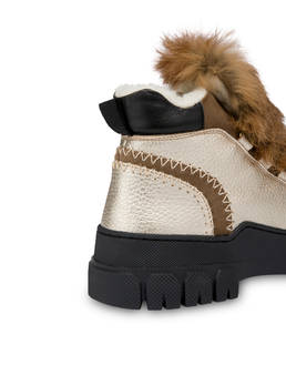 Winter Sound laminated drummed calfskin desert boot Photo 5